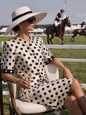 Excellent Iconic Feraud Silk Nineties Suit